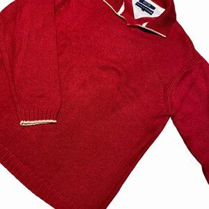 Tommy Hilfiger Vintage Pullover Collared Pullover Sweater | Men's Large